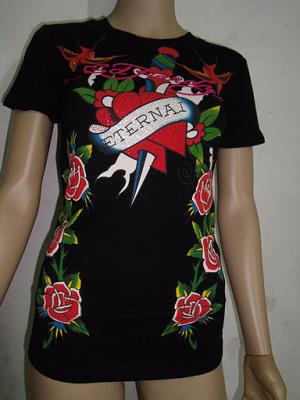 Cheap Ed Hardy shirts women wholesale No. 813